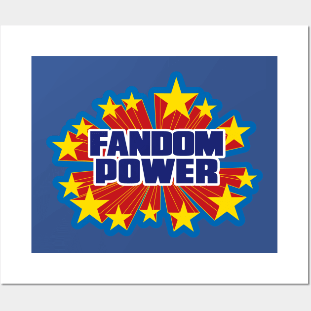 FANDOM POWER (80's Action Figure) Wall Art by Fandom Power Podcast Merch Shop